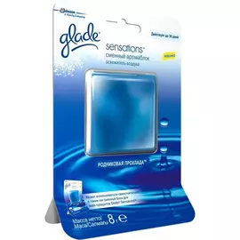 Сменный блок освежителя воздуха Glade Sensations АромаБлок Родниковая прохлада 8 г