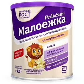 Смесь молочная PediaSure Малоежка ваниль 400 г