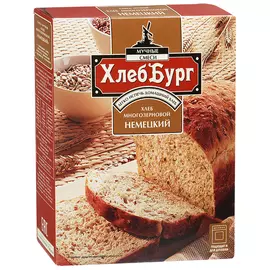 Смесь мучная ХлебБург хлеб многозерновой Немецкий 400 г