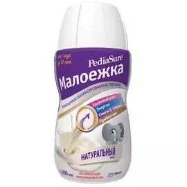 Смесь PediaSure для диетического питания "Малоежка" с натуральным вкусом с 1 года до 10 лет 200 мл