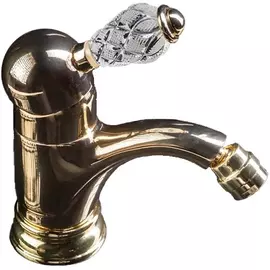 Смеситель для биде Boheme Crystal золотой 6,2х15,6х15,2 см