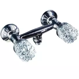 Смеситель для душа Boheme Crystal серебряный 14,5х12,1х4,5 см