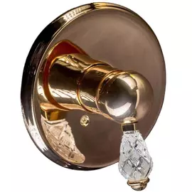Смеситель для душа Boheme Crystal золотой 17,1х7х17,1 см