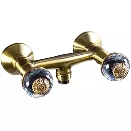 Смеситель для душа Boheme Flora бронзовый 14,5х12,1х4,2 см