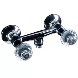 Смеситель для душа Boheme Flora серебряный 14,5х12,1х4,2 см