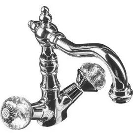 Смеситель для раковины Boheme Flora серебряный 21х15,2х20,9 см