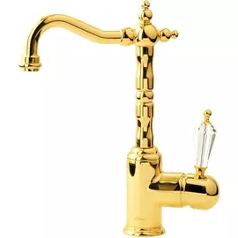 Смеситель для раковины Boheme Imperiale Presente золотой 19,5х21х30,2 см