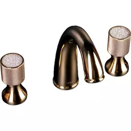 Смеситель для раковины Boheme Royal золотой 4,8х17х17 см