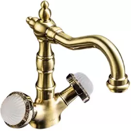 Смеситель для раковины Boheme Satine бронзовый 21х15,2х20,9 см