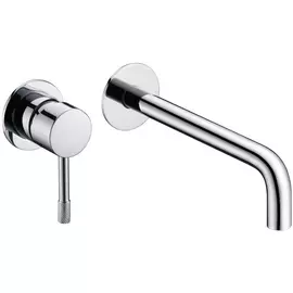 Смеситель для раковины Boheme Uno серебряный 16,2х21х8 см