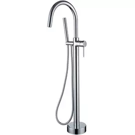 Смеситель для ванны Boheme Brillante серебряный 18,5х35,4х104,9 см