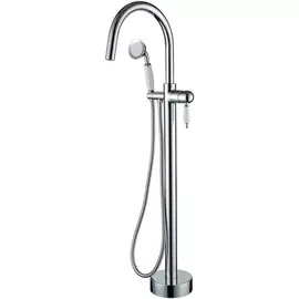 Смеситель для ванны Boheme Imperiale Brillante серебряный 22,2х35,4х104,9 см