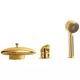 Смеситель для ванны Boheme Niagara золотой 15,58х17х23 см