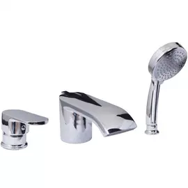 Смеситель для ванны Boheme Pacifica серебряный 18,1х21,1х23 см