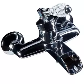 Смеситель для ванны Boheme Vogue Crystal серебряный 21,2х17,6х12,9 см
