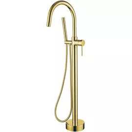 Смеситель для ванны Boheme золотой 18,5х35,4х104,9 см