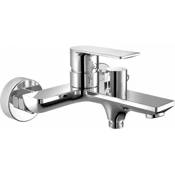 Смеситель для ванны Golden fox Broads с коротким литым изливом латунь 10013-FOX