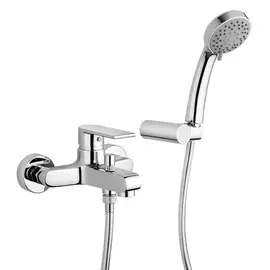 Смеситель для ванны Paini Ghibli 44CR105E с аксессуаром