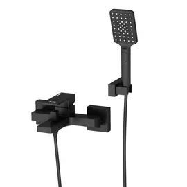 Смеситель для ванны с коротким изливом Wasserkraft черный 21,5х18,1х10,3 см