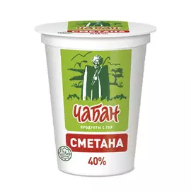 Сметана ЧАБАН Халяль 40% 400 г