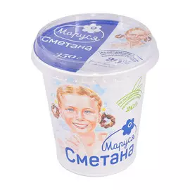 Сметана Маруся 20% 350 г