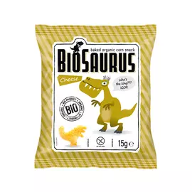 Снэки кукурузные Biosaurus с сыром 15 г