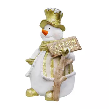 Снеговик большой с табличкой Тпк полиформ н-110см