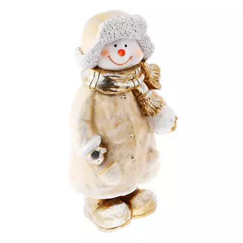 Снеговик с снежком в пальто н-47см Тпк полиформ