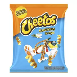 Снеки кукурузные Cheetos Сметана и лук 55 г