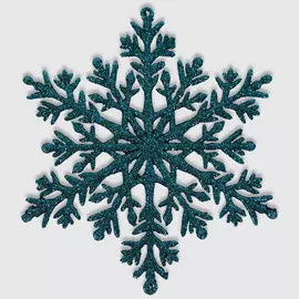 Снежинка Weiste 110 мм голубая