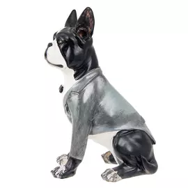 Собака Royal gifts серый бульдог, 20 см