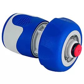 Соединитель (коннектор) с аквастопом для шланга 19 мм (3/4) Green apple tpr (20/200)