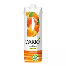 Сок Dario Wellness Апельсиновый 1 л