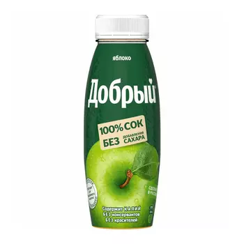 Сок Добрый Яблочный, 0,3 л