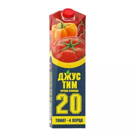 Сок Джус-Тим Томат-4 перца с мякотью 1 л