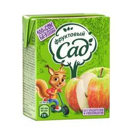 Сок Фруктовый Сад Яблоко осветленный 200 мл