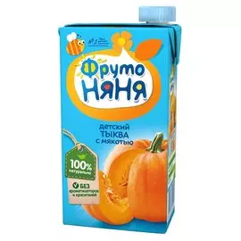 Сок ФрутоНяня тыква, 0,5 л