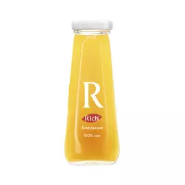 Сок Rich апельсиновый 100% 200 мл