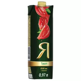 Сок Я Томат с солью с мякотью 970 мл