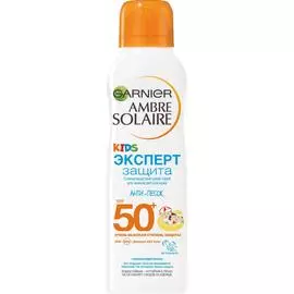 Солнцезащитный детский сухой спрей Garnier Ambre Solaire SPF50+ 200 мл