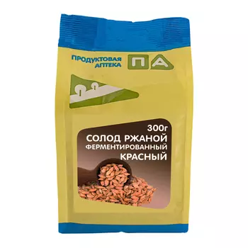 Солод ржаной Продуктовая аптека Ферментированный красный, 300 г
