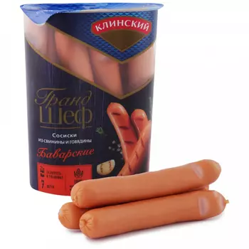 Сосиски Клинский МК Баварские, 250 г