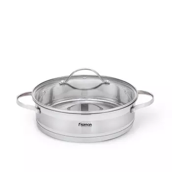 Сотейник Fissman Fabiana 5365 нержавеющая сталь 24x6,5 см, 2,8 л