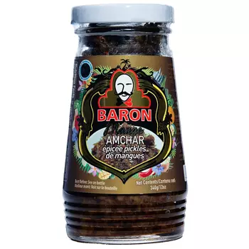 Соус деликатесный Baron Пряный манго Амчар 340 г
