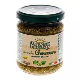 Соус Fattorie Umbre Pesto Genovese Premium зелёный 180 г