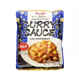 Соус S&amp;B Карри острый 210 г