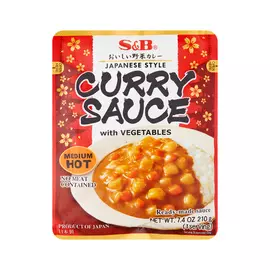 Соус S&amp;B Карри средне-острый 210 г