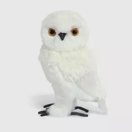 Сова James arts белая, 13х11х20 см