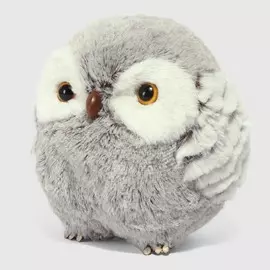 Сова James arts серая, 17х17х18 см