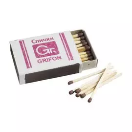 Спички бытовые Grifon 40 /+-5%/ шт. В упаковке
